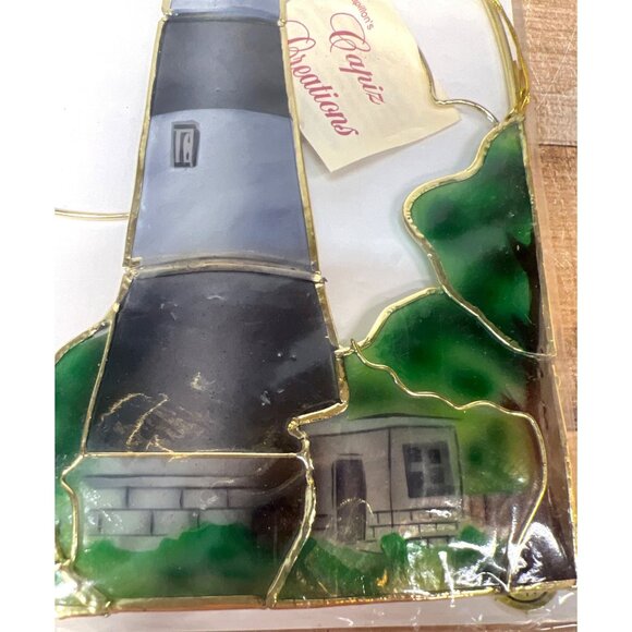 Lighthouse Stained Glass Suncatcher By Papina Creations - Picture 4 of 6